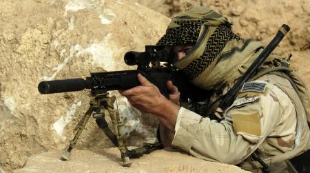 Special Forces Sniper in Iraq